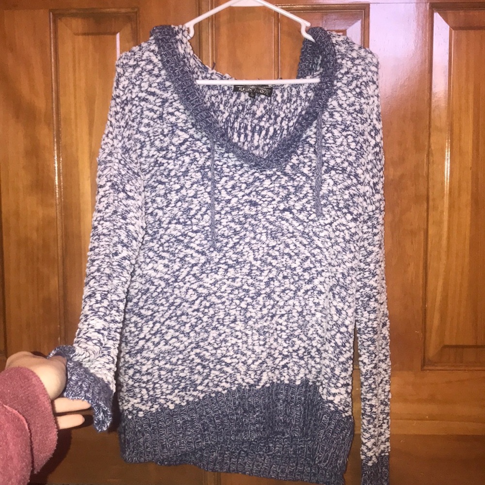 Large, cotton sweater